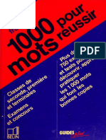 Français 1000 Mots Pour Réussir