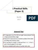 AS Practical Skills