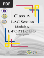 Class A: LAC Session E-Portfolio