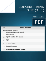 Statistik untuk pengujian hipotesis