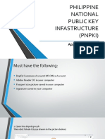 Philippine National Public Key Infastructure Pnpki