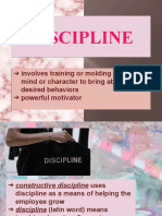 Discipline Part 1