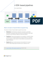 Apache Beam SDK Based Pipelines