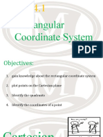 Lesson 4.1 - Rectangular Coordinate System
