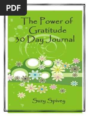 The Power of Gratitude 30 Day Journal