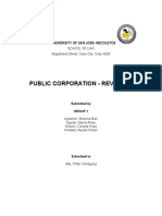 Public Corporation - Reviewer: Unsiversity of San Jose-Recoletos