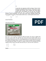 Gambar garam Epson dan reaksi Cis-Platin