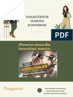 Karakteristik Manusia Komunikan