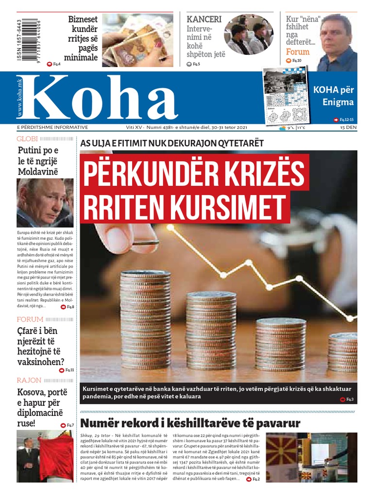 Gazeta Koha WWW Koha.mk 3031102021 PDF