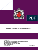AAGBI17.01 Consent for Anaesthesia