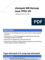 Tugas Kelompok Konsep Dasar PKN SD