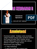 AROM dan Episiotomi untuk Persalinan Normal