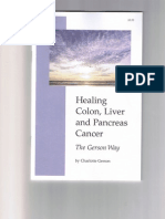 Healing Colon Liver and Pancreas Cancer - The Gerson Way