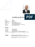 Curriculum Vitae: Education