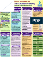 User Guidelines For Railway Employees: Human Resource Management System (HRMS)