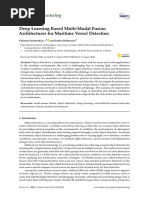 Deep Learning Based Multi Modal Fusion Architecture For Maritime Vessel Detection