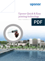 Uponor Quick & Easy Jointing Technology: Fast, Flexible, Reliable