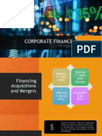 Corporate Finance - Mergers and Acquisitions - Financing Issues - Dayana Mastura