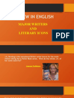 Let Review in English: Major Writers AND Literary Icons