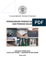 Tugas Besar Teknik Pondasi Tahun