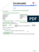 Product Safety Data Sheet: Section 1: I