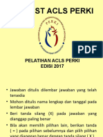 PRETEST ACLS PERKI 2017