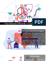 5 Specializations Offered by A Gastroenterologist