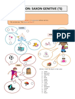 Saxon genitive possession