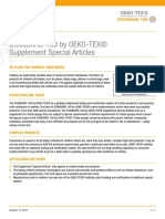 Factsheet STANDARD 100 Supplement Special Articles en