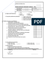 Job Card Pemeliharaan Mekanik Harian (P0) : A. Siapkan Tenaga Pelaksana: B. Siapkan Alat Proteksi Diri