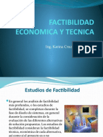 Factibilidad Economica y Tecnica De