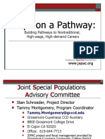 Steps On A Pathway:: Building Pathways To Nontraditional, High-Wage, High-Demand Careers