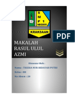 Makalah Rasul Ulul Azmi