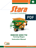 Reboke 6000 Tsi: Farming Wagon Instruction Manual