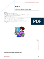 Microeconomie - Unitate de Invatare - 2