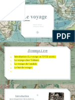 Presentation Sur Le Voyage