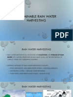 19.03.04!8!30am. Sustainable Rain Water Harvesting - Ph1et-D Report 01