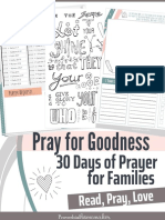 Pray For Goodness: 30 Days of Prayer For Families