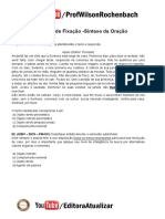 Exercícios de Sintaxe t e é conciso e otimizado para , destacando a palavra-chave principal Sintaxe