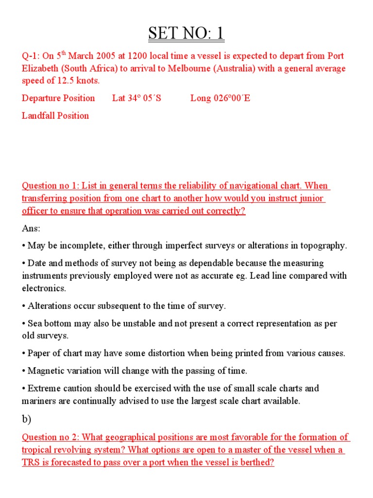 NAVIGATION Solution | PDF | Navigation | Radar