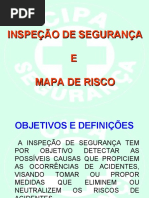 INSPEÇÃO DE SEGURANÇA E MAPA DE RISCO