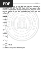 Mathematics - Quiz 28 Solutions - 8 Nov. 2021