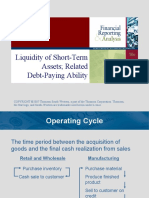 Liquidity of Short-Term Assets Related Debt-Paying Ability