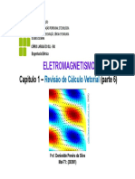 1 Revisão de Cálculo Vetorial Eletromagnetismo Parte 6 Mat 2020 1 v1 (1)