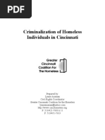 Download Criminalization of Homeless Individuals in Cincinnati by dean SN53803 doc pdf
