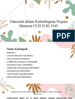 Kelompok 1 - Pancasila Dalam Kelembagaan Negara Menurut UUD 1945