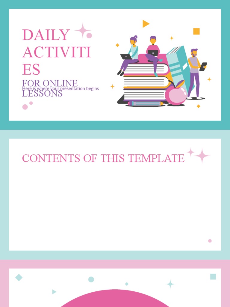 Daily Activities for Online Lessons | PDF | Planets | Sun
