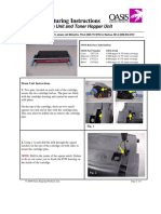 Remanufacturing Instructions: HP 4600 Drum Unit and Toner Hopper Unit