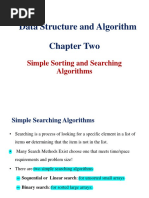 CH2 - Simple Sorting and Searching Algorithm