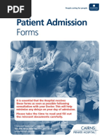 Patient Admission: Forms